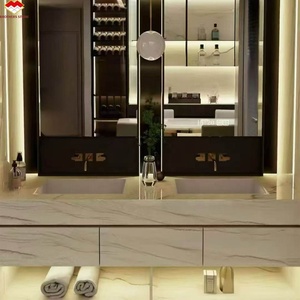 Quartzite blanc Mont Blanc naturel du Brésil pour îlot <span class=keywords><strong>de</strong></span> cuisine, comptoir, bar à domicile, panneau mural, revêtement <span class=keywords><strong>de</strong></span> sol et meuble-lavabo <span class=keywords><strong>de</strong></span> salle <span class=keywords><strong>de</strong></span> bain - Product Image 6