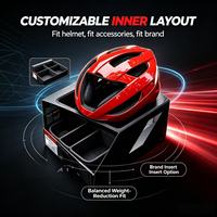 Boîte d'emballage rigide pliable et peu encombrante pour casque de moto, personnalisable et à plat, avec gaufrage, pour l'expédition