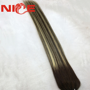 Extensiones de cabello Remy virgen 100% de la mejor calidad, trama de plumas alineadas con cutícula de <span class=keywords><strong>Israel</strong></span>, cabello chino de alta calidad