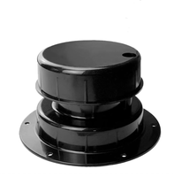 Couvre-venteau d'évacuation des eaux usées pour toit de camping-car, avec vis, pour tuyaux de 1 à 2-3/8 pouces de diamètre extérieur, compatible avec les camping-cars, remorques et motorhomes