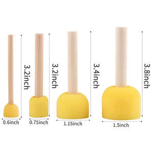 Желтая мягкая губка для рукоделия хобби, губка для рисования, керамика для рисования лица, инструмент для домашнего хозяйства - Product Image 1