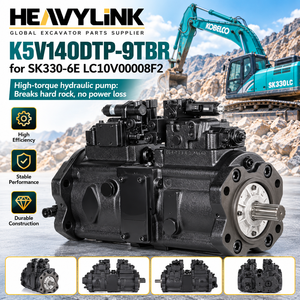 Bomba Hidráulica Principal K5V140DTP-9TBR, Pieza de Excavadora para SK330-6E LC10V00008F2, Bomba de Pistones Neumática - Product Image 1