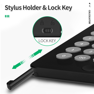 뉴예스 신형 전자 드로잉 패드 LCD 필기 태블릿 12자리 계산기 LCD 필기 패드 노트패드 - Product Image 5