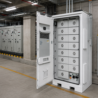 Système de stockage d'énergie par batterie industrielle et commerciale 125 kW 241 kWh, tout-en-un, armoire BESS pour le stockage d'énergie en usine