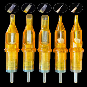 Agujas de Cartucho PMU Amarillas, 20 Piezas, RL RS RM M1, para Kits de Máquinas de Tatuaje - Product Image 1
