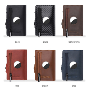 Casekey Newest Minimalist <b>Wallet</b> RFID Blocking Anti-Theft Open Closure <b>Long</b> Genuine Leather Protective Cover Case - Product Image 5