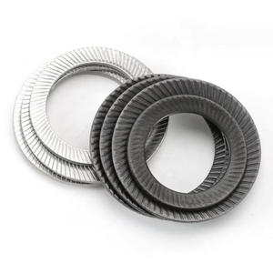 DIN 9250 Knurling <strong>Disc</strong> <strong>Springs</strong> Black Oxide Conical <strong>Spring</strong> Contact Washer Double Knurling Stainless Steel Self Lock Washer - Product Image 2
