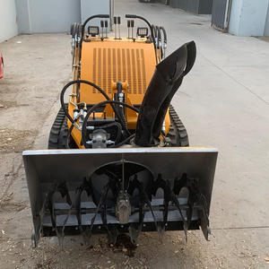 Skid Steer Mini Skid Steer Mesin Pembersih Salju Skid Steer Bucket Batu - Product Image 2