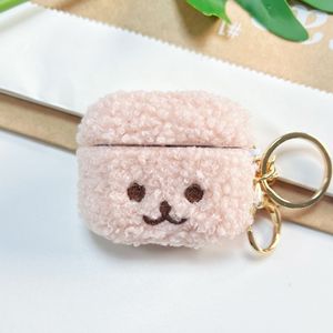Vente en gros d'étuis en peluche brodés TPU+Peluche pour AirPods tous modèles, mignons et amusants - Product Image 3