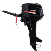 AIQIDI T9.8 9.8HP Moteur hors-bord 2 temps pour bateau de pêche en PVC