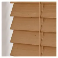 Motorisierte elektrische Fenster vertikale Lamellen Holz 25mm venezia nische Kunst holz Jalousien wasserdicht Langlebig praktisch Leicht zu reinigen