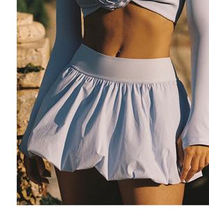 Tennis Wear Damen Crop Top & Bubble Röcke Golf Tennis Kleidung Frauen Rose Sport Ropa Deportiva Mujer Bar Kellner Rock Set - Product Image 3