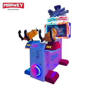 Marwey Venta caliente interior de monedas de dos jugadores Divine Gun Player Arcade Games Electronic Shooting Game Machine con pantalla - Product Image 1