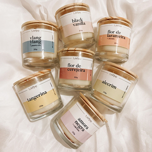 AIKUN Hot Glass Candles Private Scented Candles Wholesale Jars with Wooden Cover and Label for Home Decor - Product Image 4