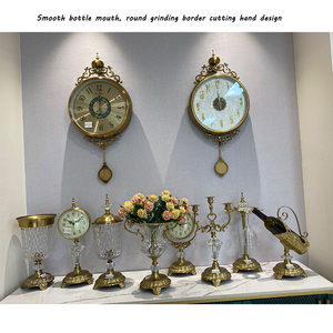 Vasi di Lusso in Vetro con Decorazioni in Rilievo, Vaso per Fiori in Cristallo, Stile Europeo Americano Francese, Artigianato per Casa, Soggiorno e Showroom - Product Image 2