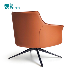 Fauteuil en cuir véritable PU Mobilier résidentiel Chaise <span class=keywords><strong>d</strong></span>'appoint de salon <span class=keywords><strong>Banque</strong></span> PDG Salle VIP Chaise <span class=keywords><strong>d</strong></span>'accoudoir de réception - Product Image 4