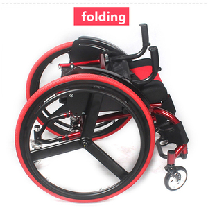 סיטונאי כדורסל גלגל כיסא רפואי נכים ידני ספורט כסאות גלגלים נייד נסיעות כיסא גלגלים למכירה - Product Image 4