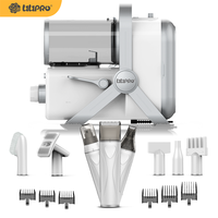 Ensemble de produits LILIPRO PD900 3 en 1, aspirateur pour animaux de compagnie à double moteur, capacité de 2 L, tondeuse électrique pour poils de chien, coupe-ongles pour chat