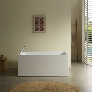 <span class=keywords><strong>Baignoire</strong></span> autoportante rectangulaire moderne, <span class=keywords><strong>baignoire</strong></span> en acrylique, <span class=keywords><strong>baignoire</strong></span> profonde pour trempage - Product Image 5