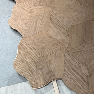 AVANTIMORA - Parqué de Madera de Teca Multicapa Personalizable, Antideslizante, Resistente a las Polillas, Núcleo Rígido, Grado AB, 12 mm, 15 mm, Diseño de Hojas T&G, para Villa - Product Image 1
