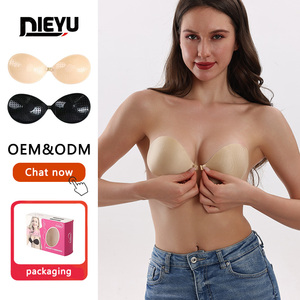 Reggiseno adesivo da donna riutilizzabile senza spalline petali del seno Spandex/Nylon Push-up invisibile <span class=keywords><strong>reggiseni</strong></span> alla moda Sexy <span class=keywords><strong>per</strong></span> vestito senza schienale - Product Image 1
