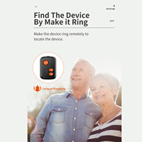 Ancianos V51 GPS GSM 4G Tracker Tarjeta Sim más pequeña Dispositivo de monitoreo para niños con botón SOS y navegación GPS para espía de mascotas