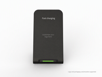 Support de chargeur sans fil magnétique 15W avec port Type-C, design pliable, lumière LED, support de charge de bureau 3-en-1 pour smartphones