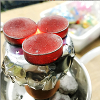 Pastilles de Charbon Rondes à Allumage Rapide 33 mm pour Chicha Moderne, Encens Arabe, Brûleur à Résine et Charbon à Combustion Instantanée