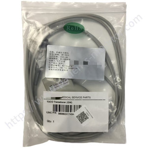 PN 989803174941 Sonda Transductora TOCO de 6 Pines, Plástico ABS de Grado Médico, Certificación CE, Máquina Fetal Materna CTG7, Origen EE. UU. - Product Image 3