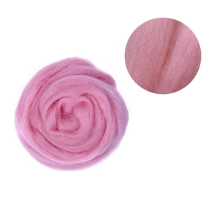50g/bag <strong>Wool</strong> Roving 12 Gradual Pink Colors Needle Felting <strong>Wool</strong> Fiber Hand Felting DIY <strong>Craft</strong> Felting <strong>Wool</strong> Materials - Product Image 3