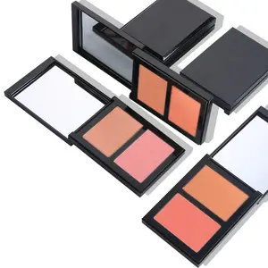 Face Duo Blush Contour Bronzer Highlighter Em Pó Blush 2 Em 1 Paleta De Maquiagem Highlighter Para Rosto Maquiagem Cosméticos Contorno