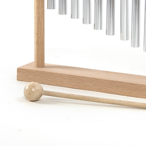 Vente en gros d'instruments de percussion en bois Montessori Orff de haute qualité, carillons à vent pour enfants, instruments de musique - Product Image 5