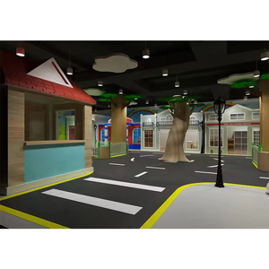 Area Gioco di Ruolo, <span class=keywords><strong>Città</strong></span> dei Tragitti Stradali per Bambini, Centro Esperienziale con Scuola Guida per Parco Giochi al Coperto - Product Image 3