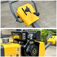 Compacteur vibrant portatif à double roue, pour asphalte et fondations
