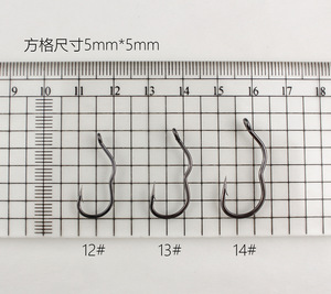 50 chiếc móc câu cá bằng thép carbon ba cạnh có lưỡi câu có lưỡi câu cá nước mặn Lưỡi Câu Cá ngựa bằng thép không gỉ - Product Image 4