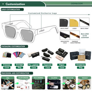 กรอบแว่นกลมน้ำหนักเบาพิเศษหลากสีสำหรับผู้ชายผู้หญิงเลนส์สีเรียบย้อนยุค - Product Image 5
