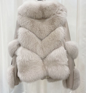 Abrigo de Piel Sintética de Zorro para Mujer, Estilo Vintage, Elegante, Delgado, de Alta Calidad, <span class=keywords><strong>Chaqueta</strong></span> de Motocicleta de Invierno, Moda 2026 - Product Image 2