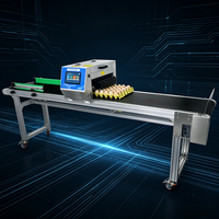 Imprimante à jet d'encre automatique haute vitesse pour œufs, six buses de pulvérisation, machine de codage d'œufs pour ligne de production d'œufs