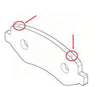 Máquina de perforación automática CNC para orificios de alarma en placas de respaldo de pastillas de freno