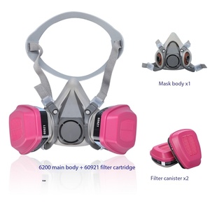 60921 Filtre respiratoire <span class=keywords><strong>P100</strong></span> pour <span class=keywords><strong>cartouche</strong></span> de gaz de marque OEM, pour vapeurs organiques et poussières, compatible avec les masques à gaz - Product Image 3