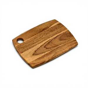 Planche à découper en bois massif naturel, faite à la main, durable, de forme rectangulaire, passe au lave-vaisselle, légère, facile à nettoyer - Product Image 6