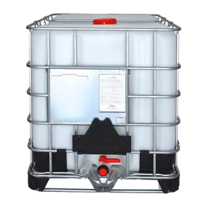 Contenedor Intermedio a Granel (ICB) de Plástico Usado Industrialmente, Tanque de <span class=keywords><strong>1000</strong></span> l / <span class=keywords><strong>1000</strong></span> <span class=keywords><strong>Litros</strong></span> para Agua, Tanque para Productos Químicos Industriales - Product Image 1