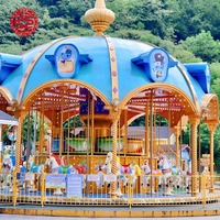 Carrousel enfant de luxe 12 places petit carrousel à vendre carrousel pivotant pour aire de jeux pour enfants