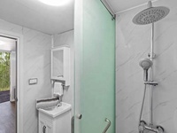 Maison et bureau en conteneur d'acier extensible de 20 à 40 pieds, 2 chambres, 3 chambres, design moderne et luxueux