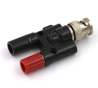 Adaptateur BNC pour fiche banane 4mm avec adaptateur BNC pour borne 4mm