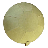 Chaise de balle assise pour le bureau et la maison, balle de yoga avec couvercle, boule de stabilité d'entraînement d'équilibre 65cm