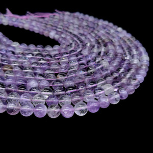 Bán Buôn 6MM, 8MM, 10MM,12MM Tự Nhiên Vòng Giấc Mơ Ametrine Mã Não Lỏng Đá Hạt Số Lượng Lớn Để Làm Đồ Trang Sức - Product Image 3