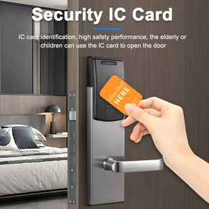 כרטיס אבטחה קלאסי עיצוב אוטומטי ידית דלת מנעול מלון מערכת נעילה חכמה - Product Image 4