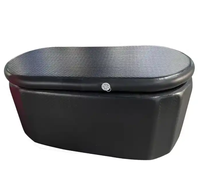 Baignoire de plongée froide gonflable avec couvercle, baignoire à glace ovale portable en Drop Stitch pour la récupération sportive, la remise en forme et la thérapie par la glace