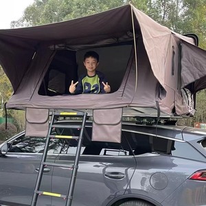 Carpa de Techo para Auto de Apertura Rápida, Tipo Extendido, Tela Oxford de Doble Capa, Una Habitación, Tres Estaciones, para Campamento al Aire Libre - Product Image 3